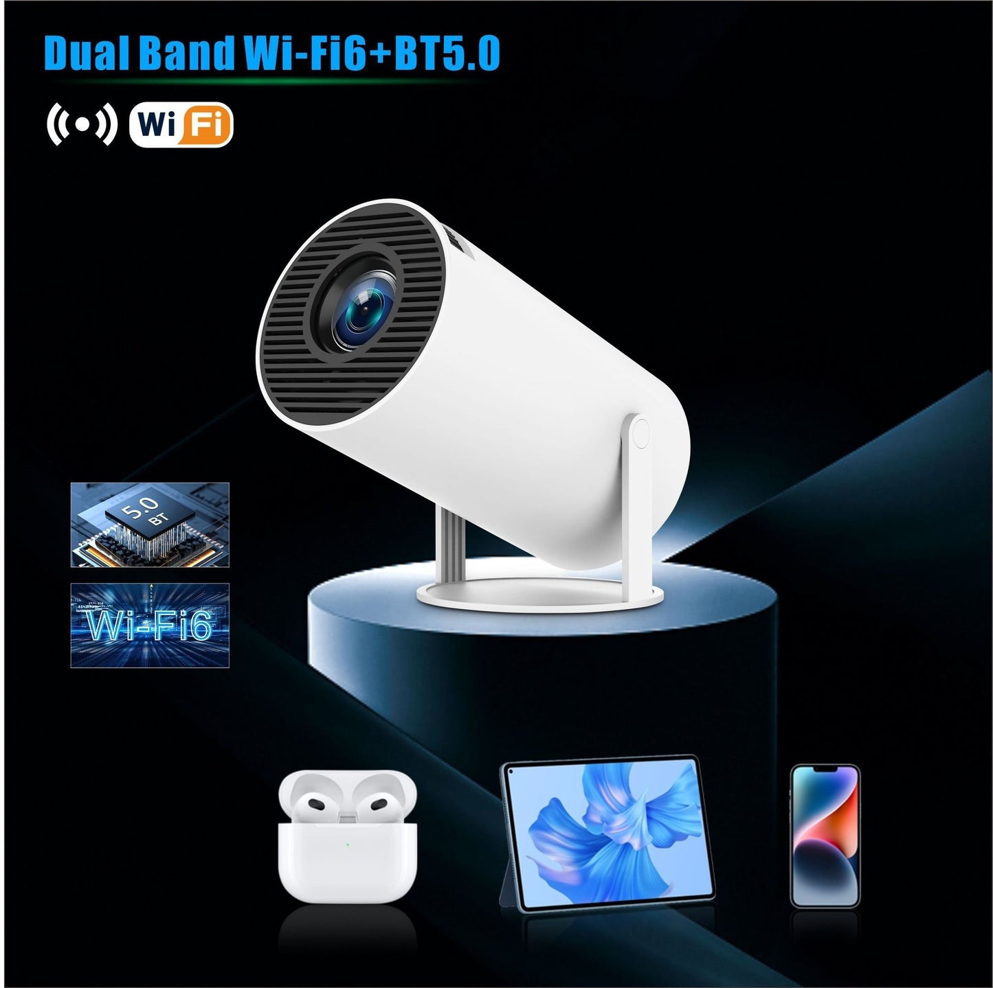 Pro Projector Home Theater Entertainment Portable Small Projector