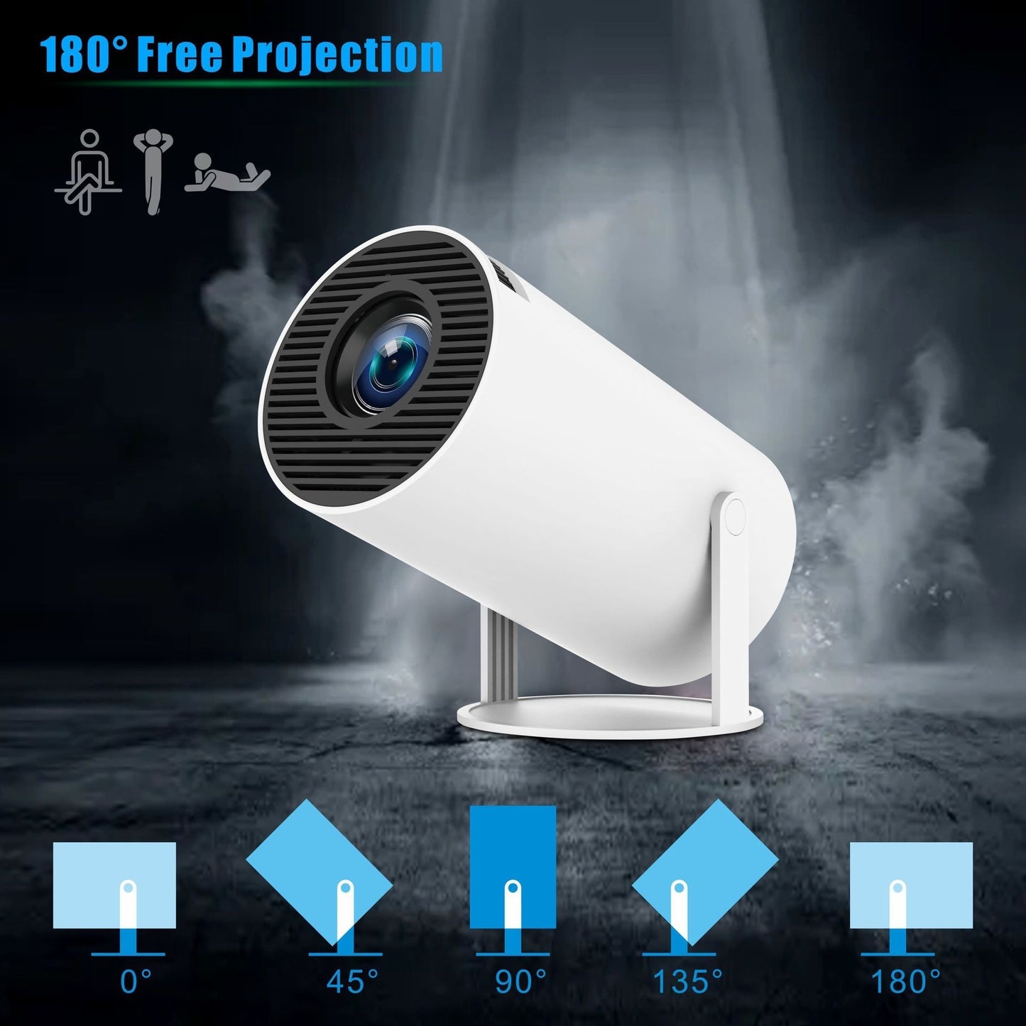 Pro Projector Home Theater Entertainment Portable Small Projector