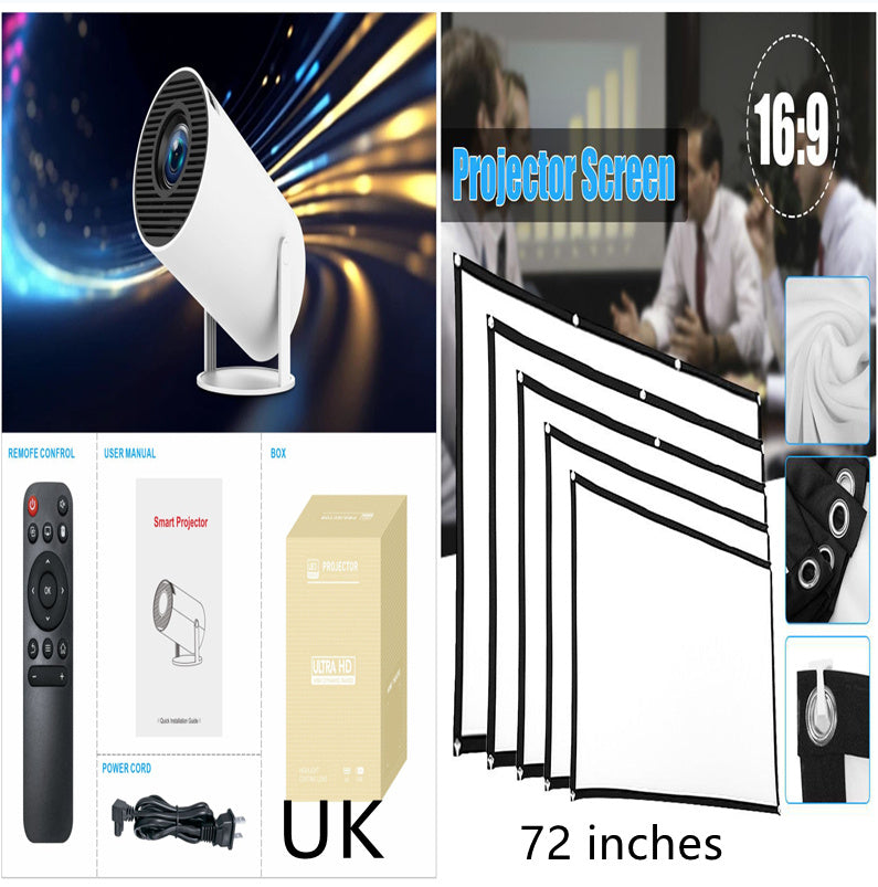 Pro Projector Home Theater Entertainment Portable Small Projector